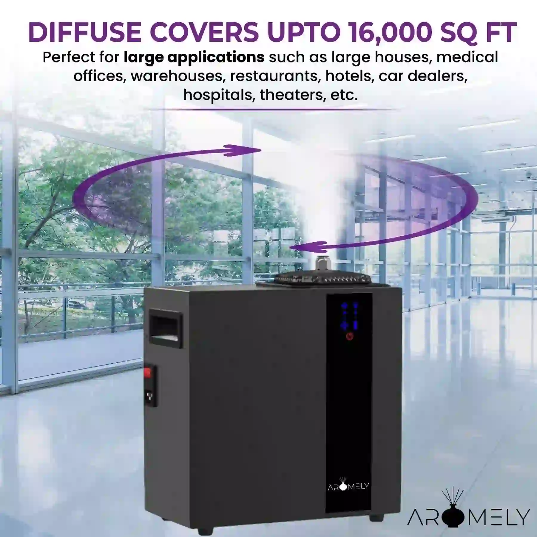 ARO MAX Smart HVAC Scent Diffuser Up to 16,000 Sqft - Bluetooth & Waterless - Image 5