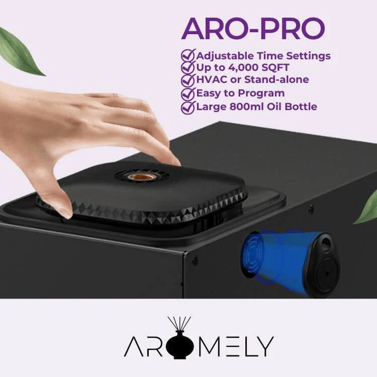 ARO PRO Smart HVAC Scent Diffuser Up to 4,000 Sqft - Bluetooth & Waterless - Image 7