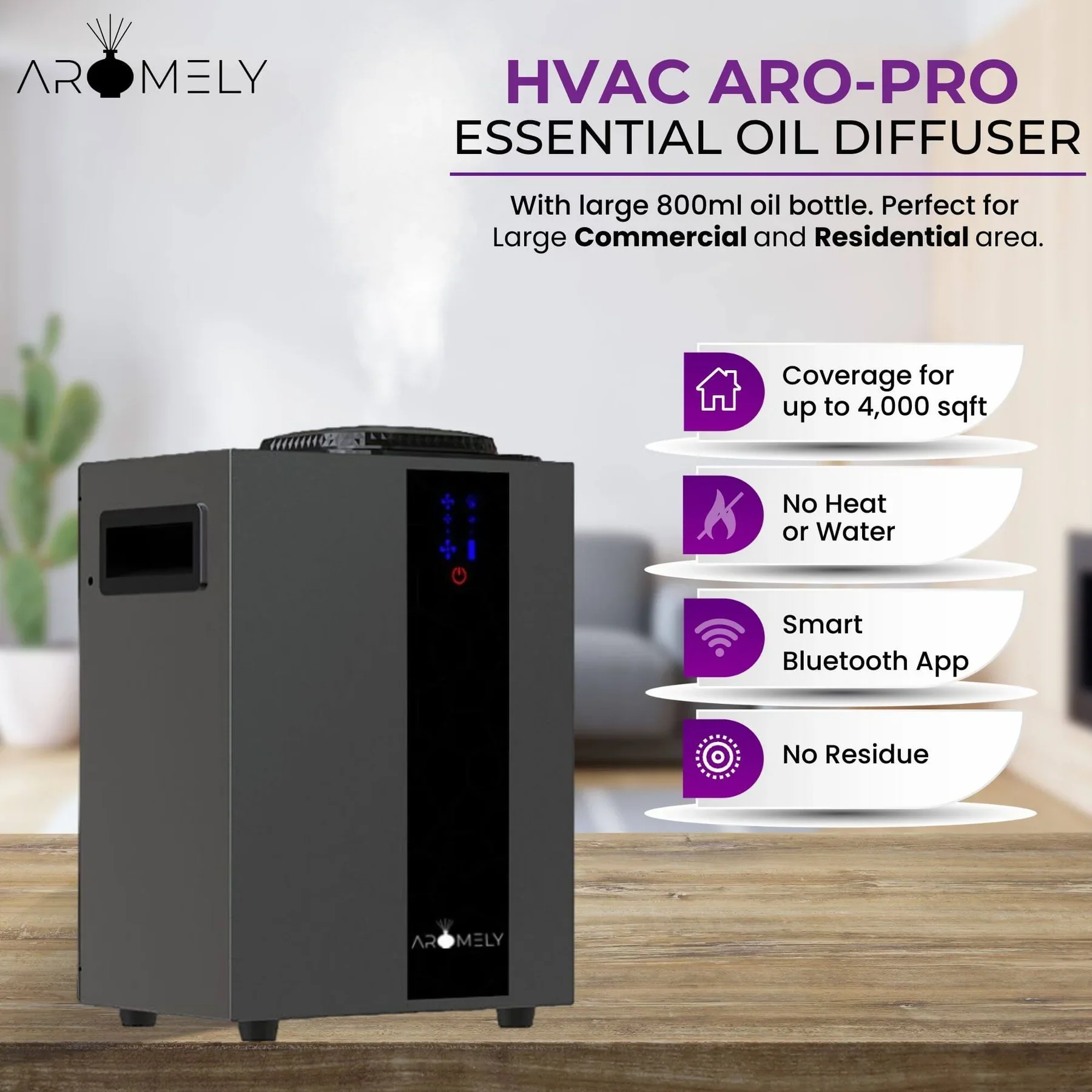 ARO PRO - Smart HVAC Scent Diffuser Up to 4,000 Sqft | Ocean Desire Essential Oil (Absolutely FREE) - Image 11