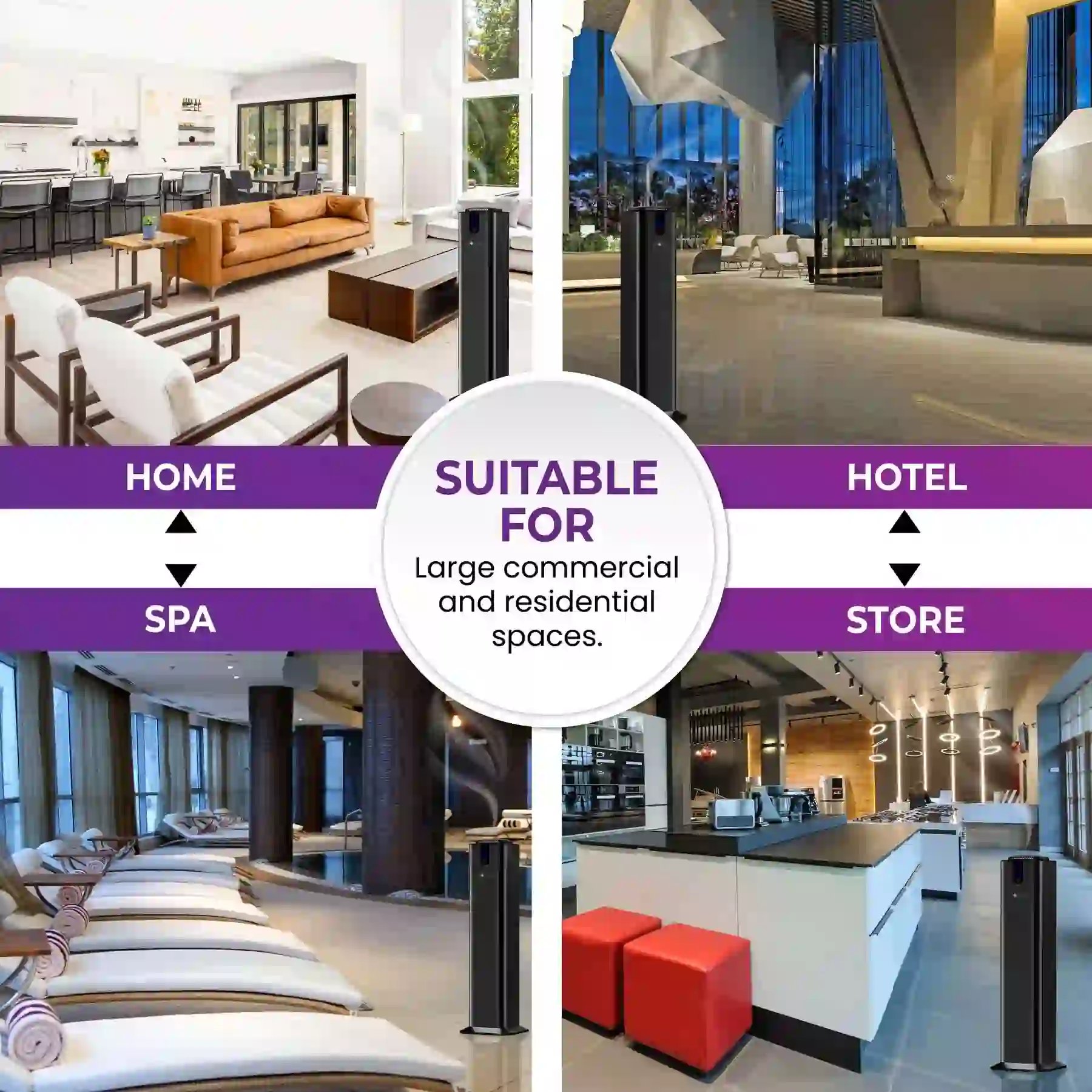ARO TOWER - Smart Scent Diffuser for Home, Office & SPA Up To 3,000 Sqft. (Open Areas) - Image 15