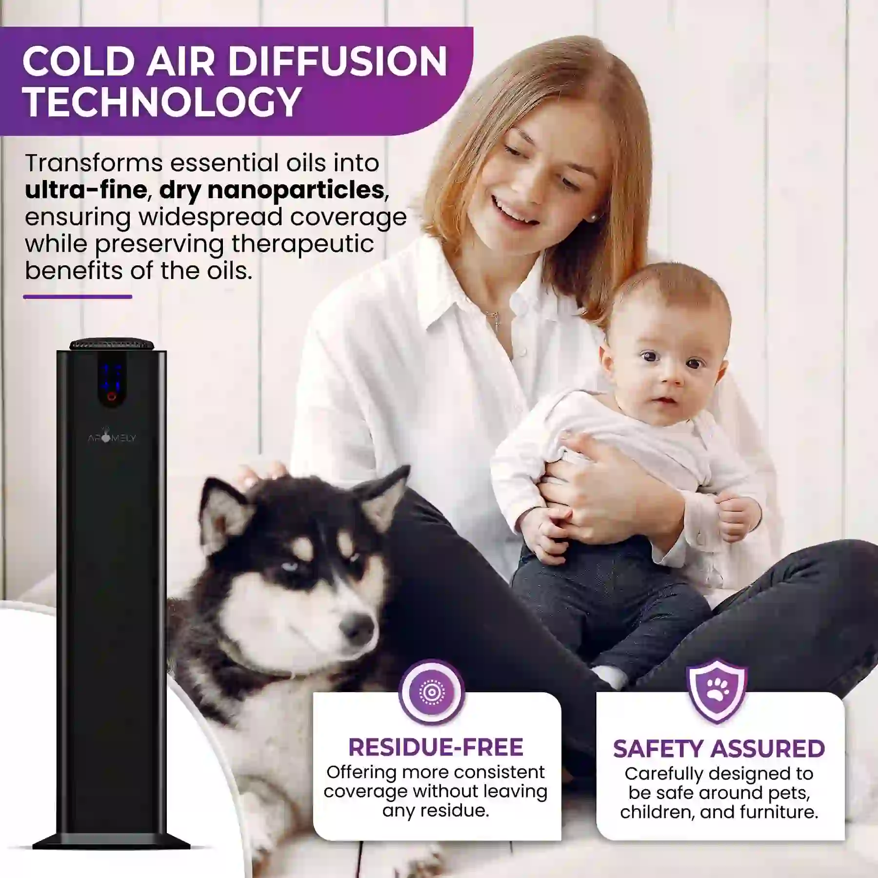 ARO TOWER - Smart Scent Diffuser for Home, Office & SPA Up To 3,000 Sqft. (Open Areas) - Image 3