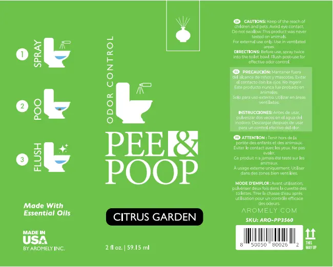 Aromely Toilet Odor Control – Before-You-Go Spray – 2oz (60ml) - Image 2